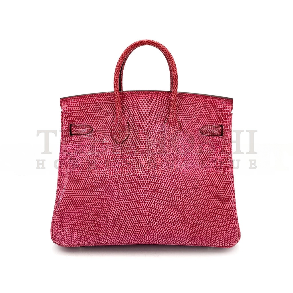 H**me5 BIRKIN 25 FUCHSIA LIZARD PHW (25*18*14cm) Master Quality